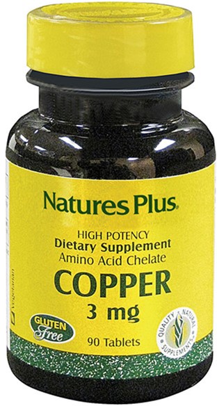 

Минералы Natures Plus Медь 3 мг 90 таблеток (97467034303)