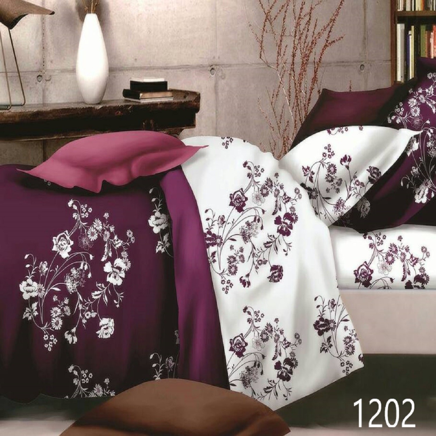 

Комплект постельного белья Pretty 1202 Семейный 2х150х220