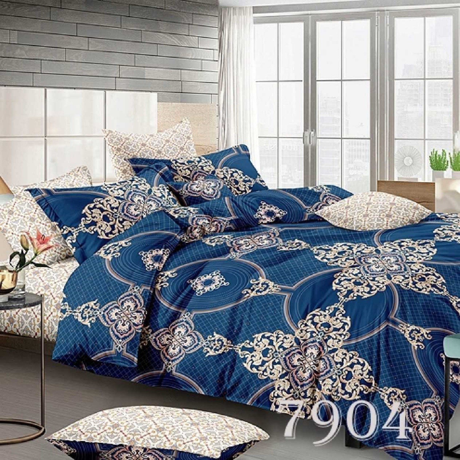 

Комплект постельного белья Pretty 7904 Семейный 2х150х220