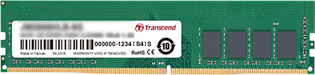 

Оперативная память Transcend JetRam DDR4-2666 8192MB PC4-21300 (JM2666HLB-8G)