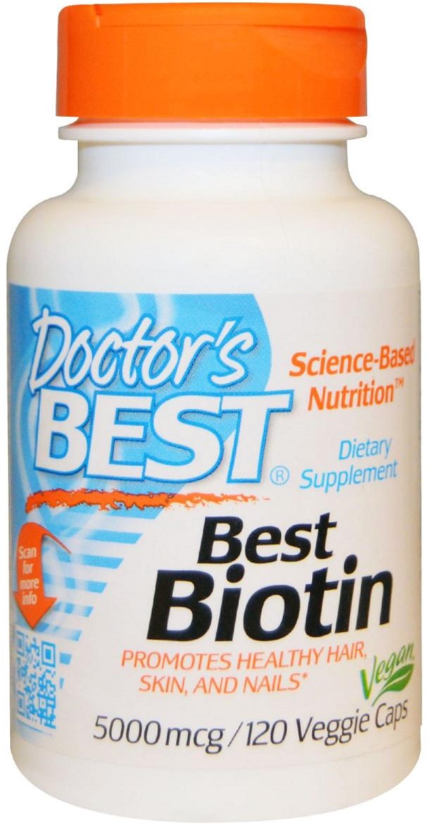 

Витамины Doctor's Best Биотин (B7) 5000 мкг 120 гелевых капсул (753950003019)