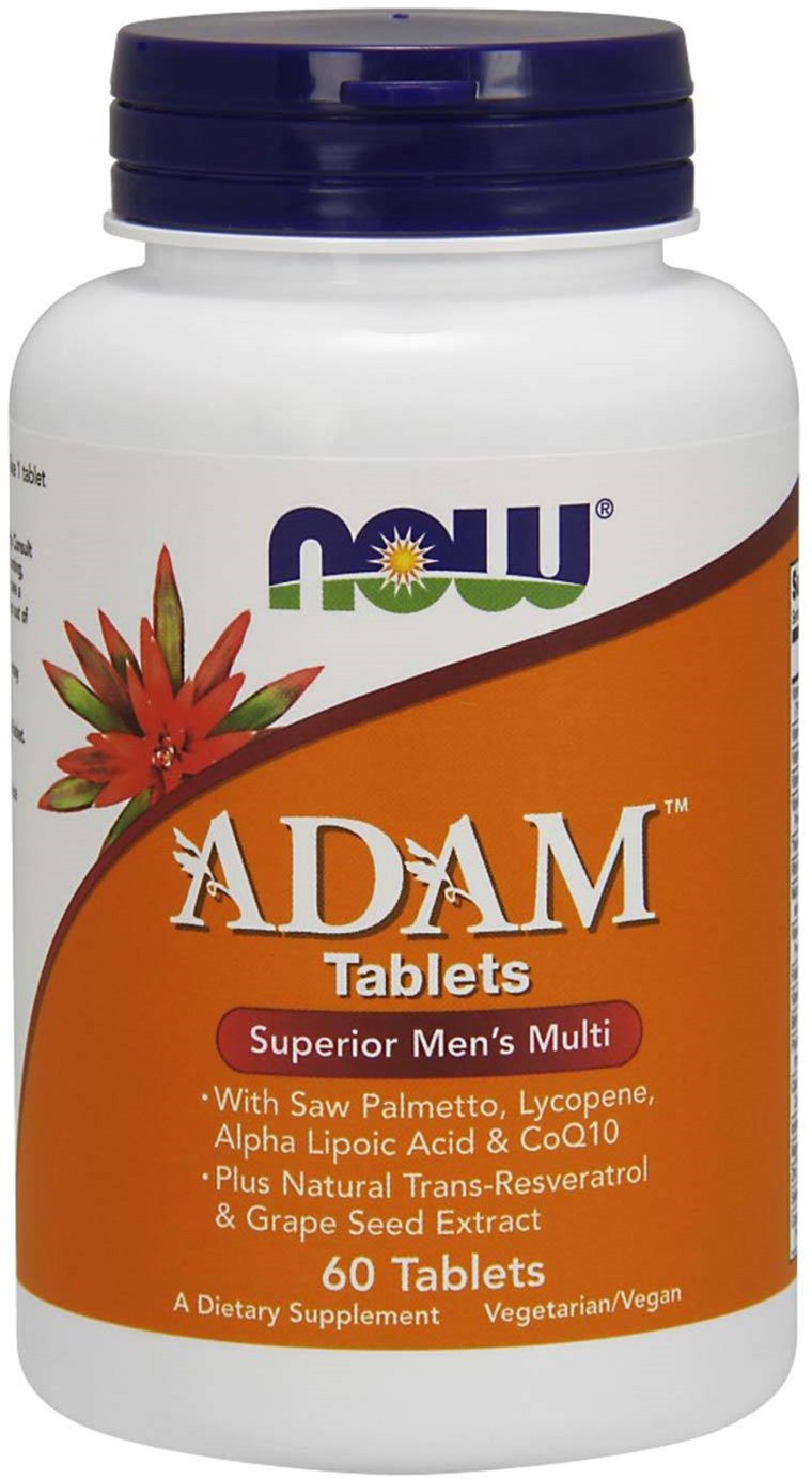 

Супер мультивитамины для мужчин Now Foods Adam 60 таблеток (733739038753)