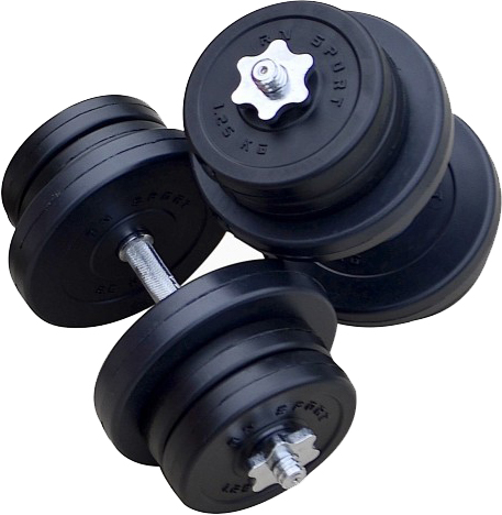 

Разборные гантели RN-Sport 2 шт по 11 кг (Rn plast 11)