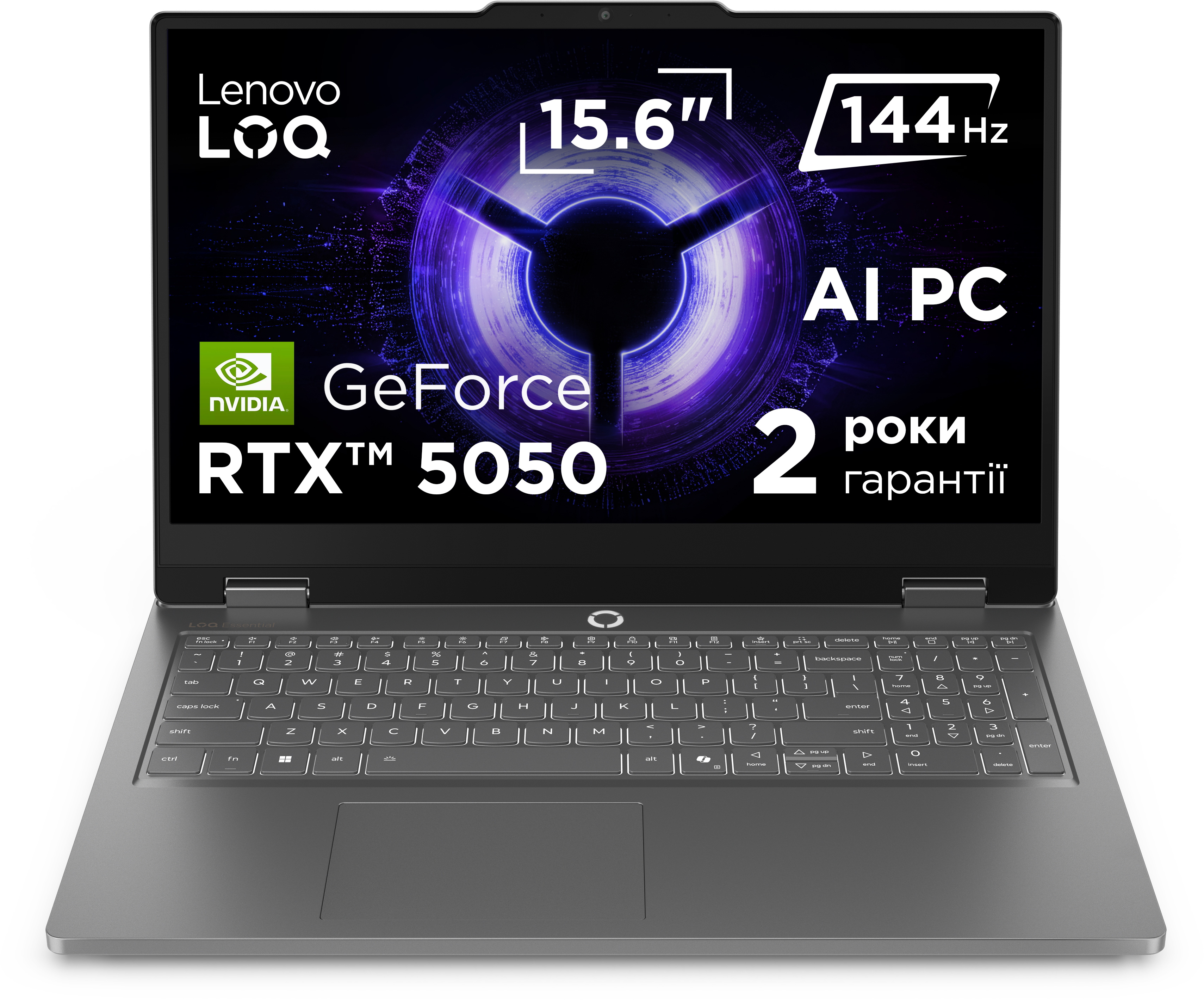 Ноутбук Lenovo LOQ Essential 15IRX11 (83SC0034RA) Luna Grey / 15.6