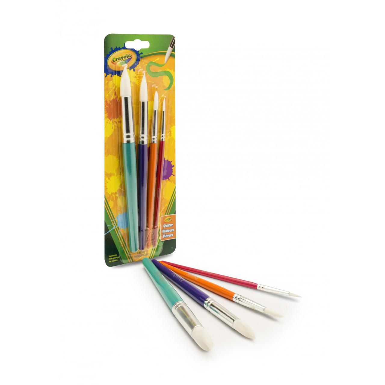 

Кисточки для рисования Crayola 4 штуки разных рамеров