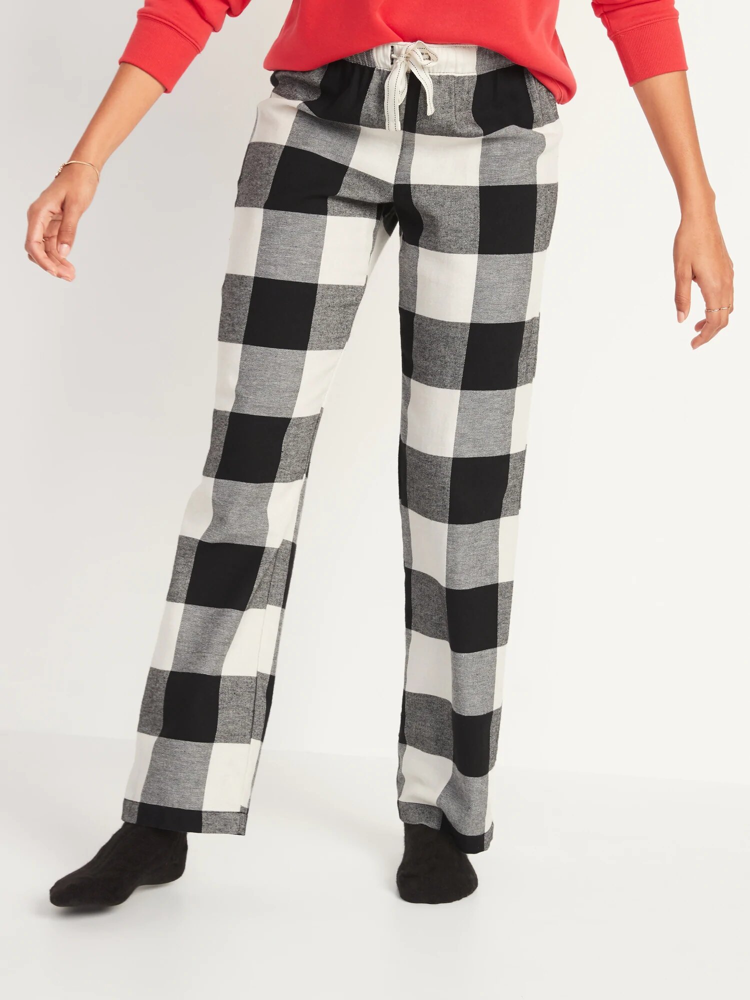 

Домашние фланелевые штаны Old Navy art673554 (Белый/Черный, размер M)