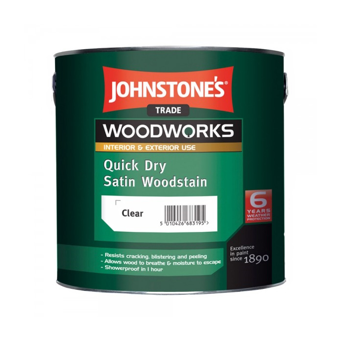 

JOHNSTONE'S Quick Dry Satin Woodstain (2.5л)