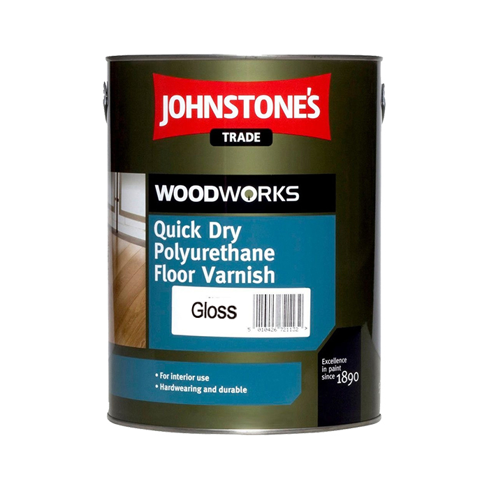 

Лак JOHNSTONE'S Quick Dry Polyurethane Floor Varnish Gloss (5л)