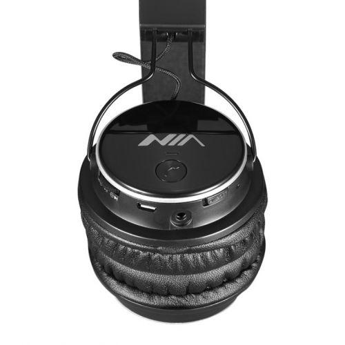 

Наушники Kronos bluetooth MDR NIA Q8 microSD Black