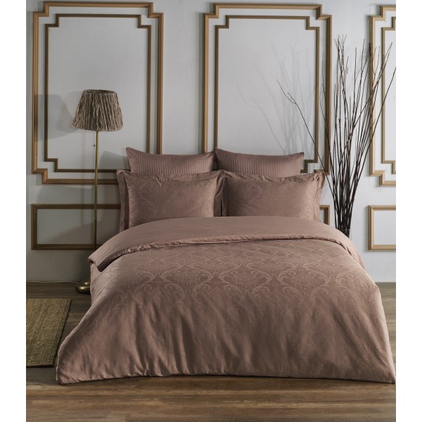 

Комплект постельного белья SoundSleep Damask жаккард евро Kahve