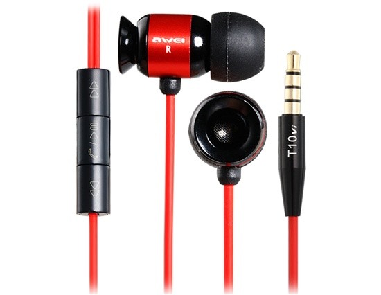 

Наушники Awei T10Vi Red Красный