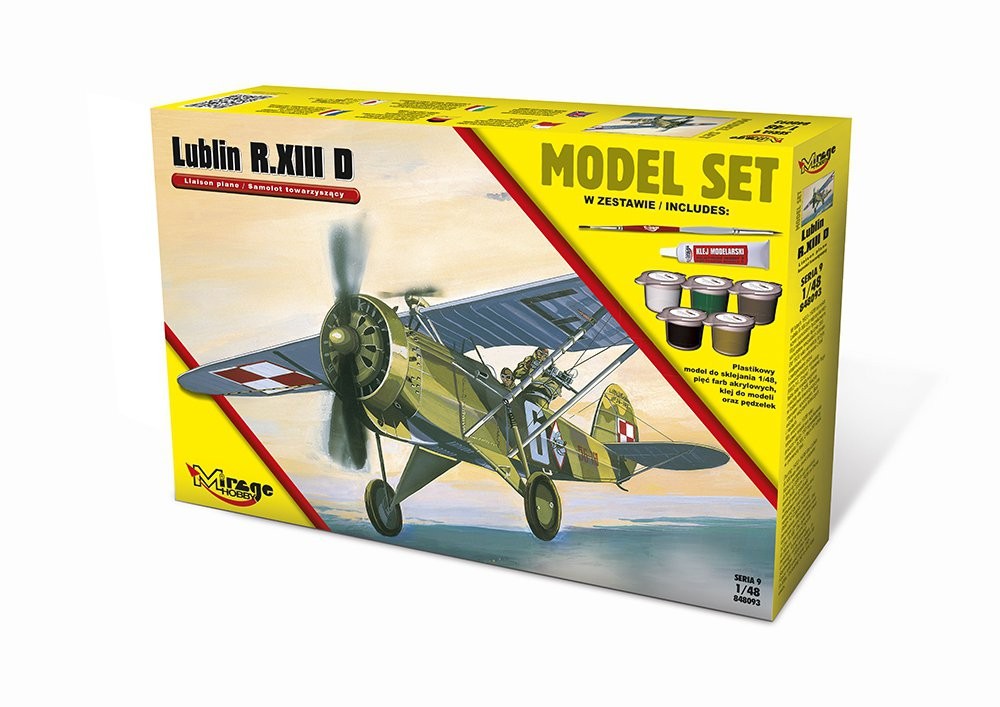 

Сборная модель Mirage Lublin R.XIII D (848093)