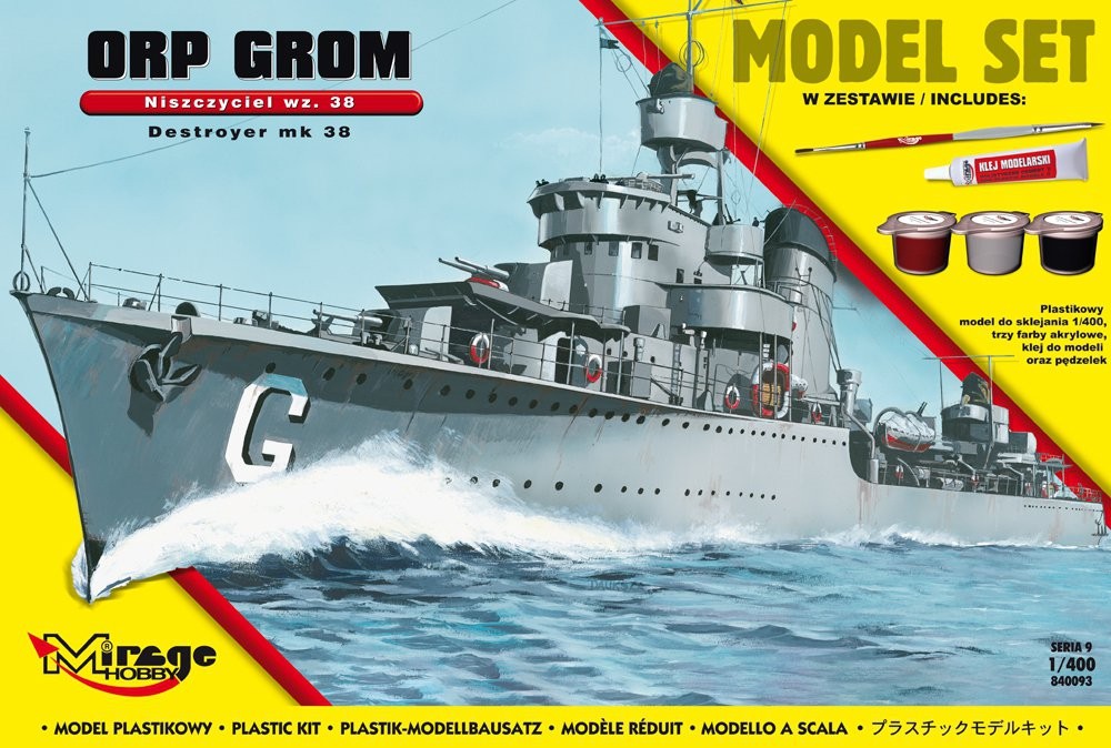 

Сборная модель Mirage ORP Grom MS0044 (840093)