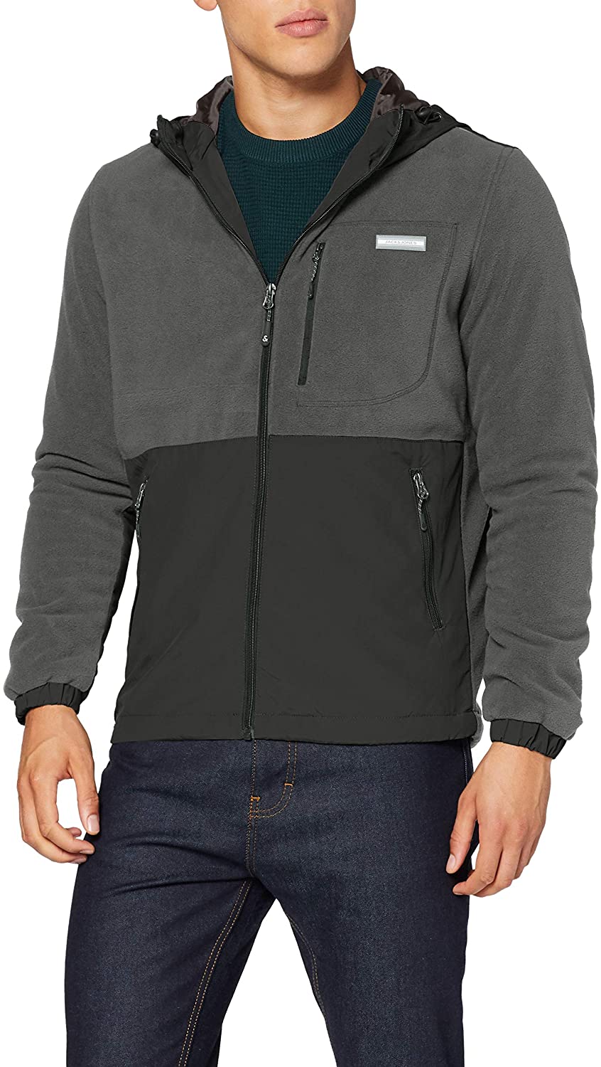 

Куртка JACK&JONES М0106235 цвет серый-черный M