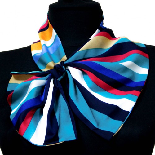 

Французский платок Krago Wonderful Stripes голубой