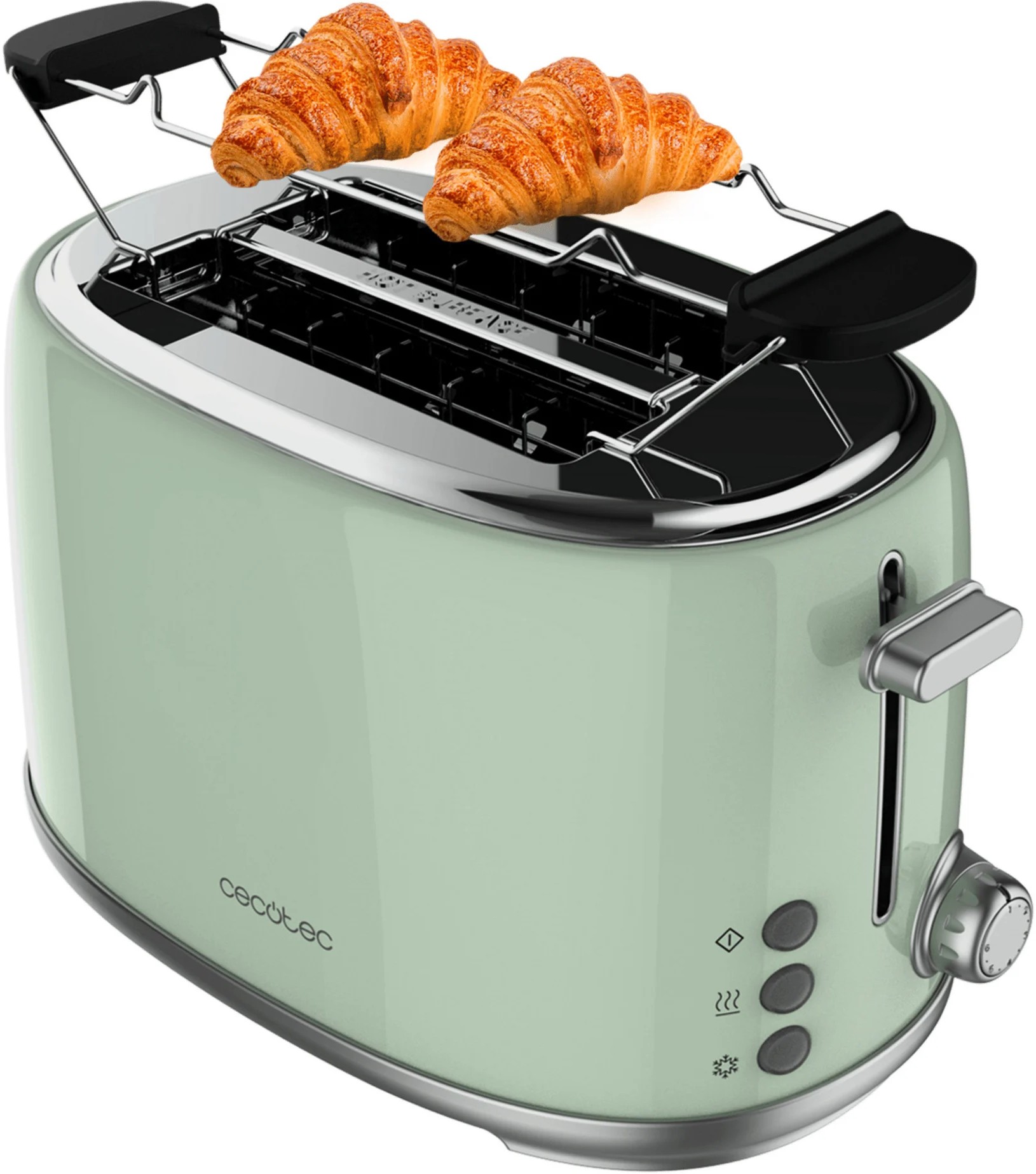 фото Тостер Cecotec Toast&Taste 1000 Retro Double Green