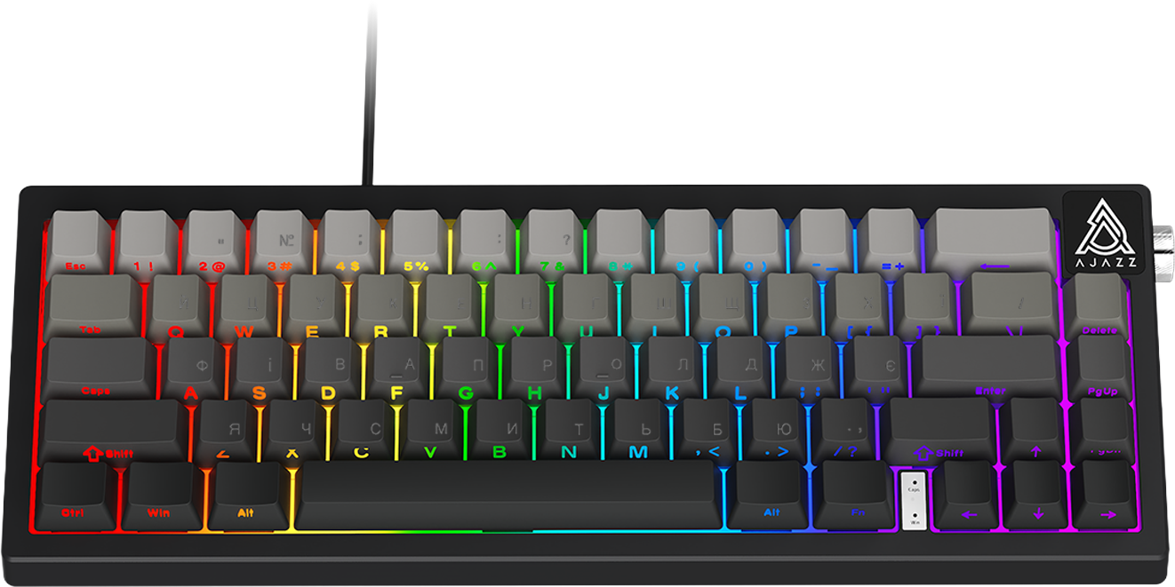 Клавиатура проводная Ajazz AK650 Day Dream Switch Gradient USB