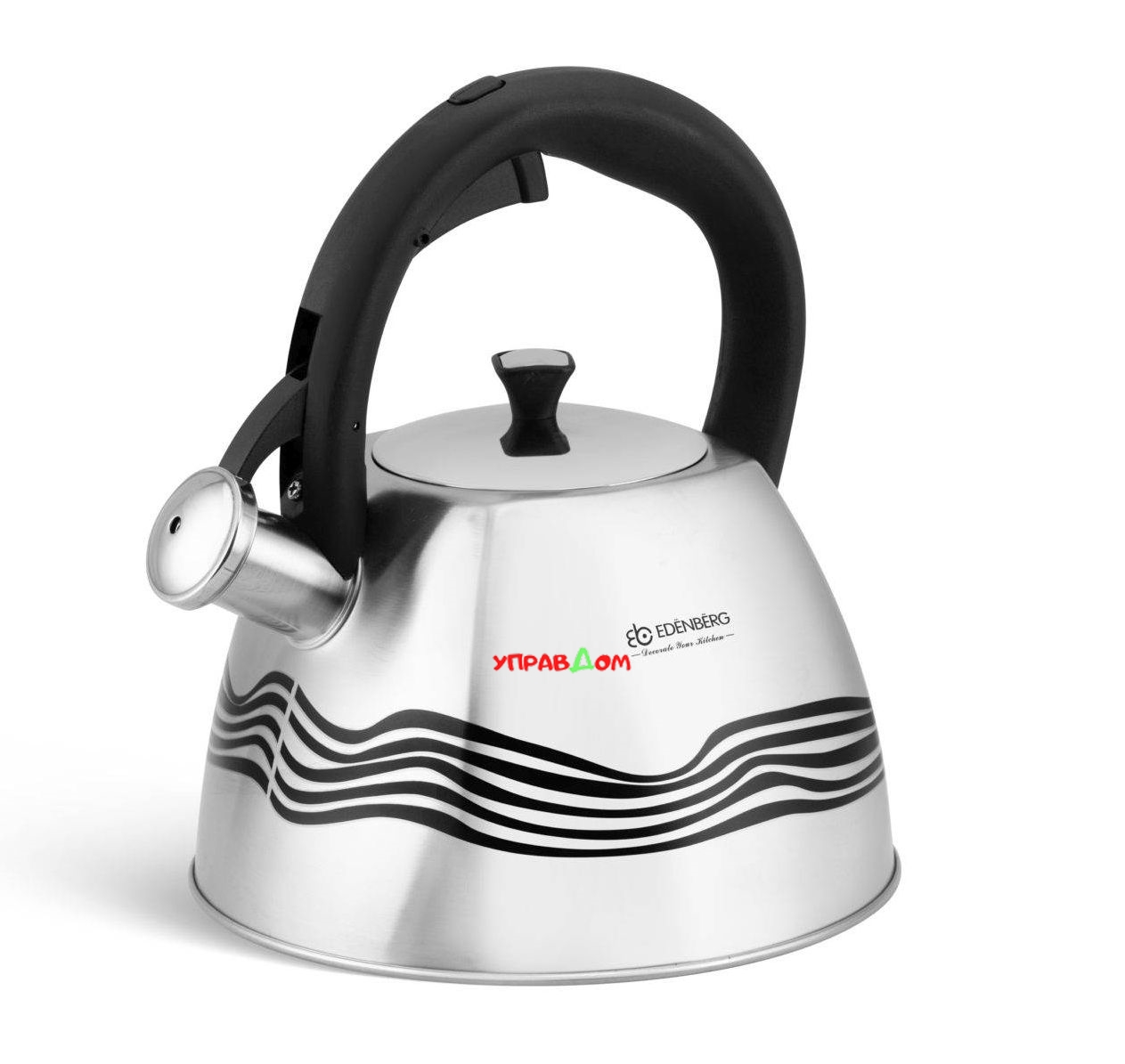 

Чайник из нержавеющей стали со свистком Edenberg 3.0 л (EB-3542)