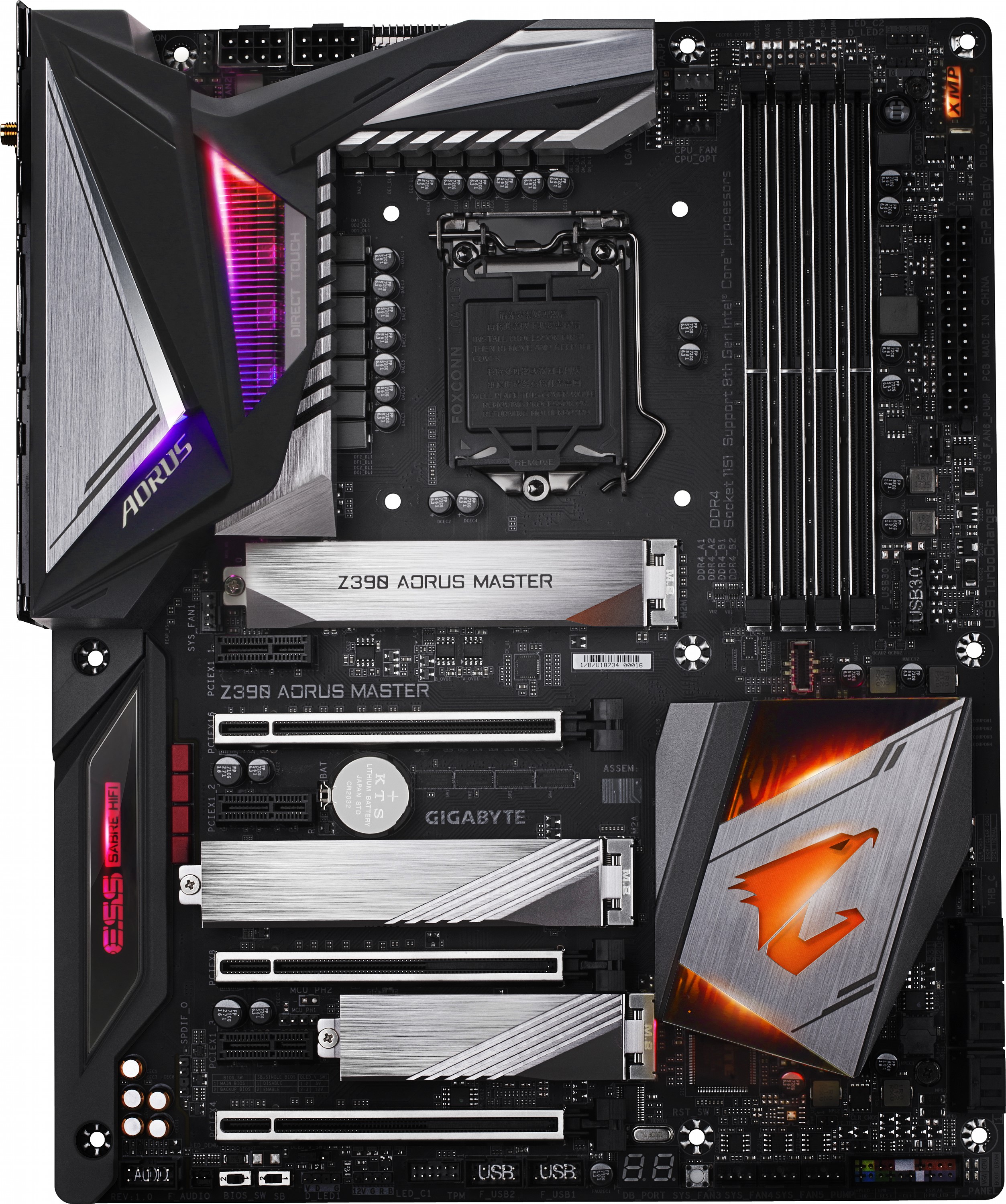 Материнская плата Gigabyte Z390 Aorus Master (s1151, Intel
