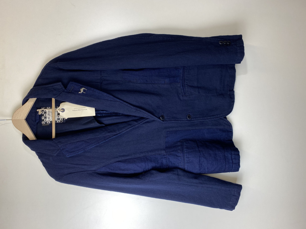 

Пиджак мужской Scotch & Soda темно-синий L 1606-06.30019