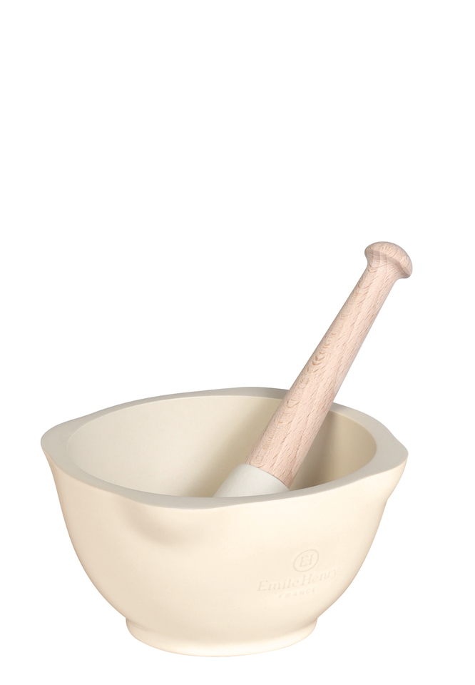 

Ступка с пестиком Emile Henry Natural Chic 02 - глина 600 мл 020255
