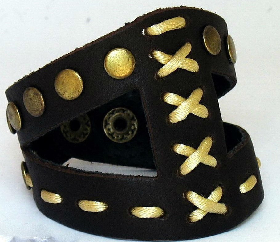 

Браслет Scappa из натуральной кожи коричневый D318 757151072