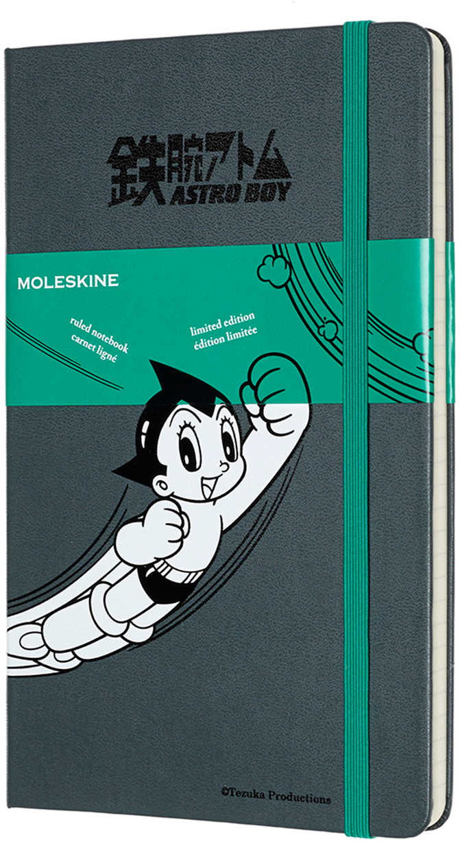 

Записная книга Moleskine Astro Boy 13 х 21 см 240 страниц в линейку Тёмно-серый (8058647621203)