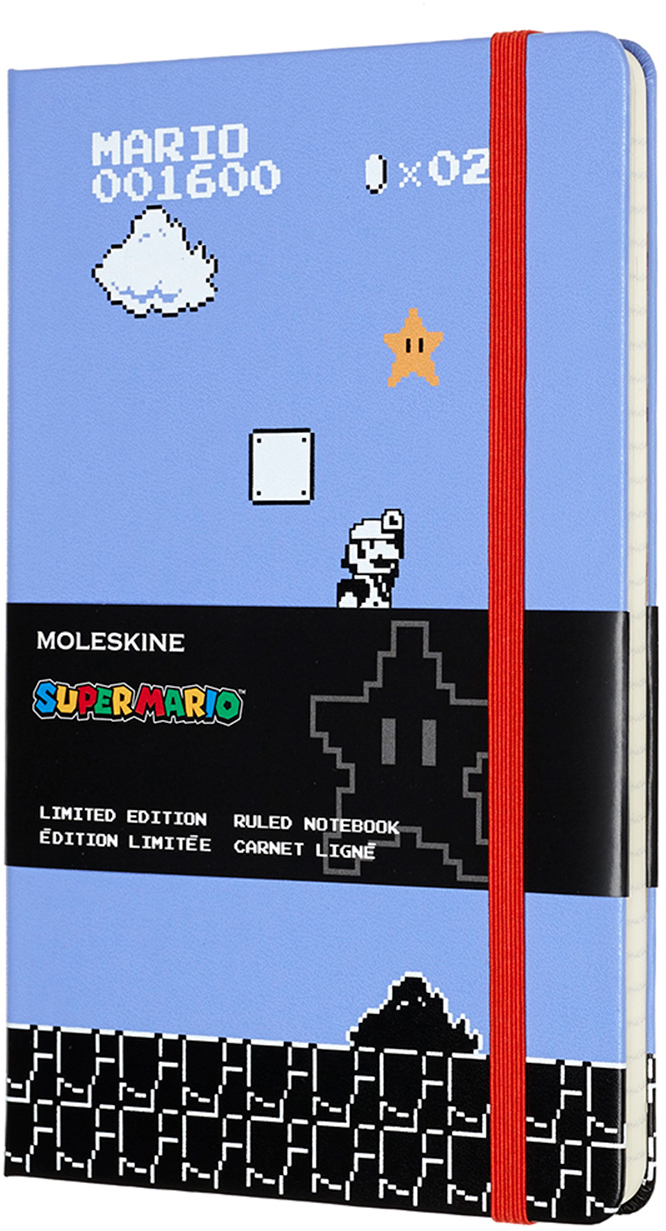 

Записная книга Moleskine Super Mario 13 х 21 см 240 страниц в линейку Синяя (8058647621180)