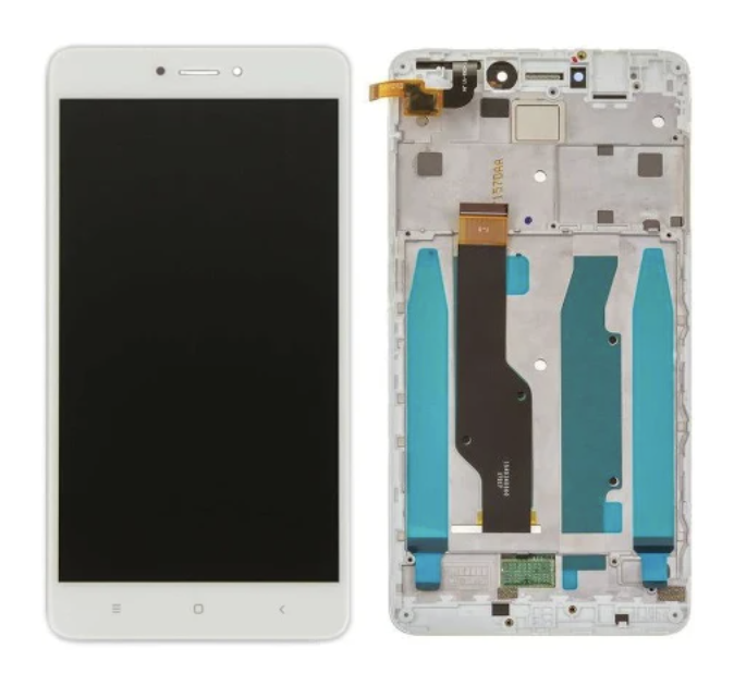 

Дисплей (экран) для Xiaomi Redmi Note 4X + тачскрин, белый, с передней панелью, Original (PRC)