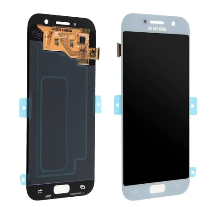 

Дисплей (экран) для Samsung A520F Galaxy A5 (2017) + тачскрин, голубой, Blue Mist, TFT, копия Copy