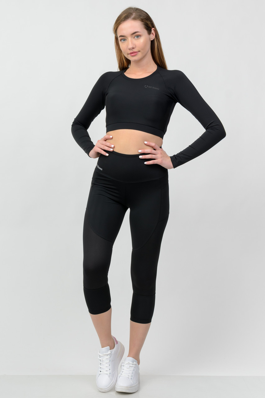 

Бриджи для фитнеса женские Go Fitness 9-10043 размер XL-XXL