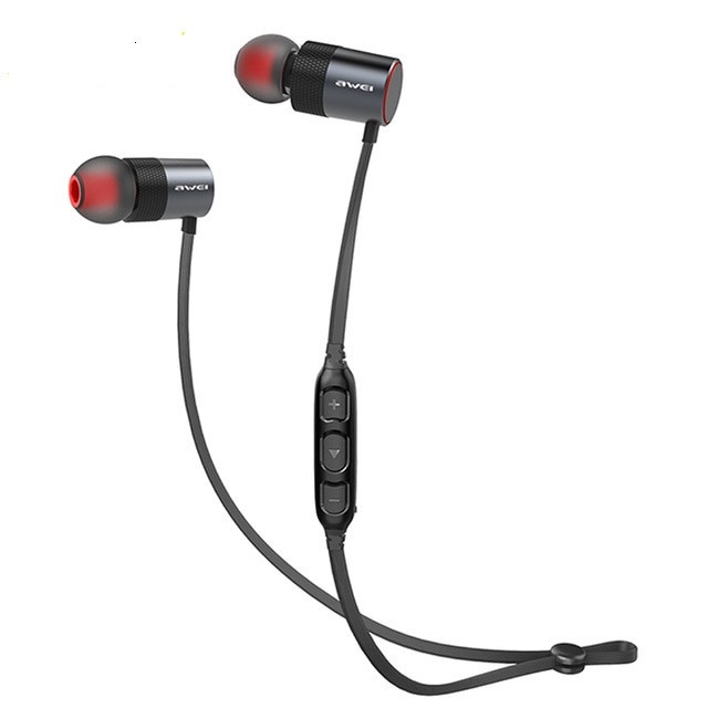 

Водонепроницаемые Bluetooth наушники беспроводные Awei AK2 Black (Черный)