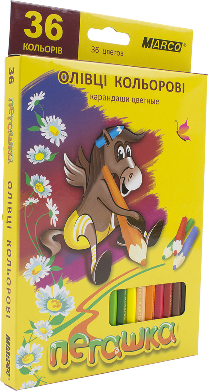 

Олівці кольор. "Marko". 36кольор. №1010-36(4)(80)