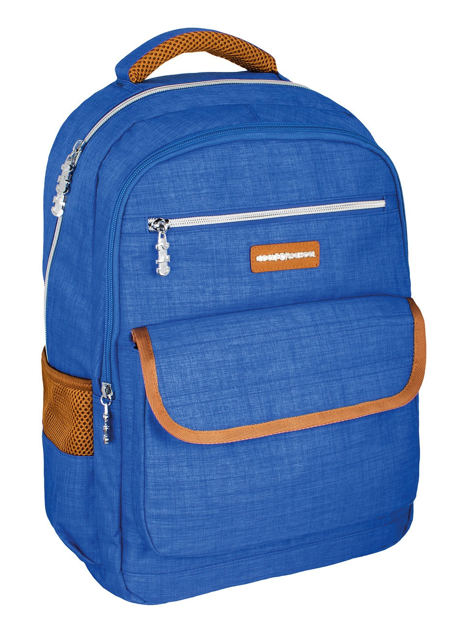 

Рюкзак "CoolForSchool" Тextile, Sky Blue 2від.,2карм. 16" №CF86155/401