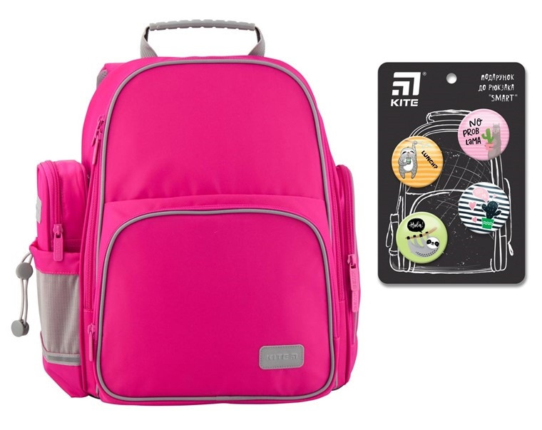 

Рюкзак "Kite" Education Smart 1від.,3карм.,рожевий №K19-720S-1(5)