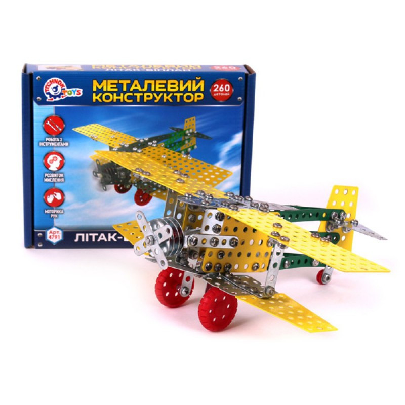 

Конструктор метал. "Літак-біплан","Технокомп" №4791