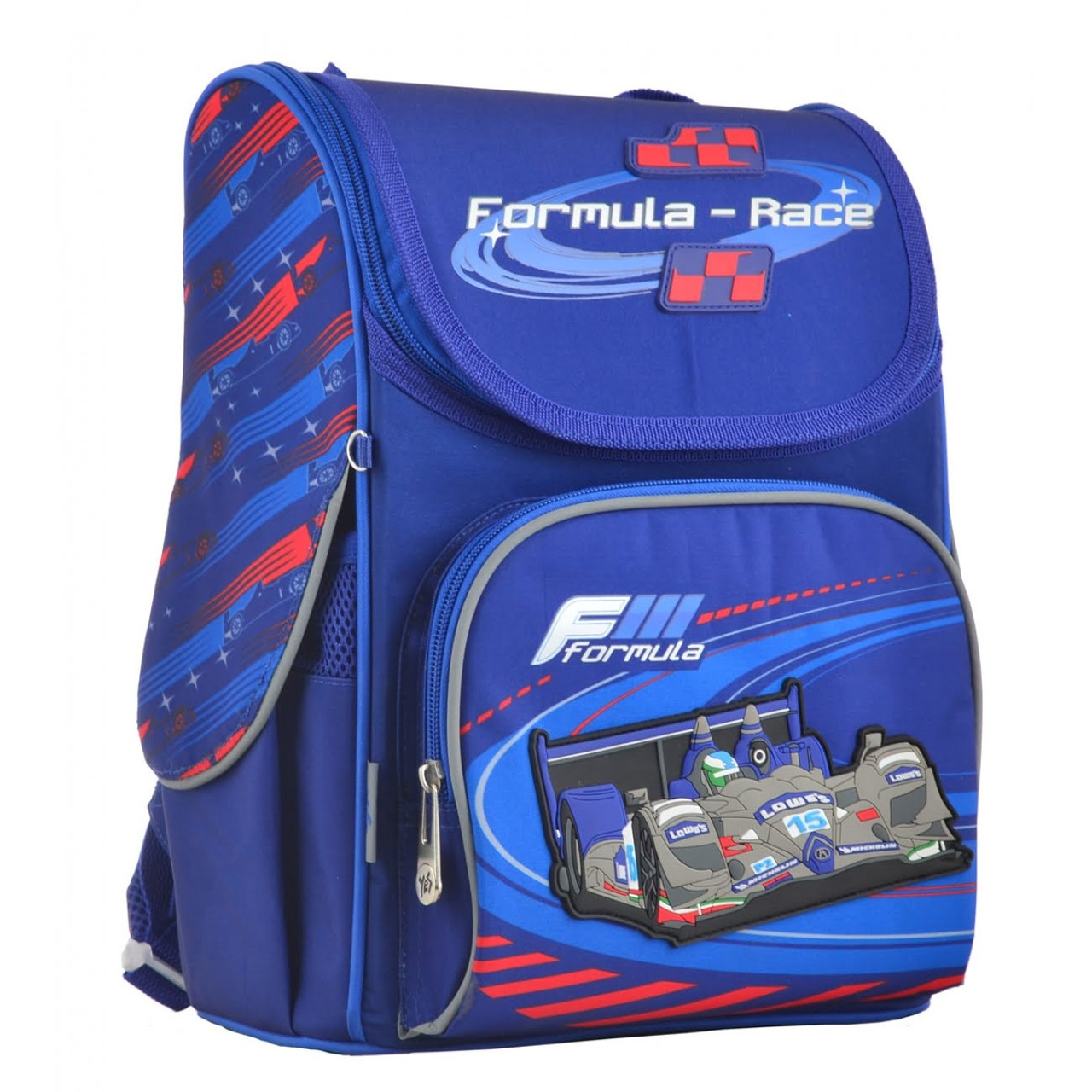 

Ранець каркасний "1В" Formula-race 1від.,3карм. №555142/H-11 33,5х26х13,5см(4)
