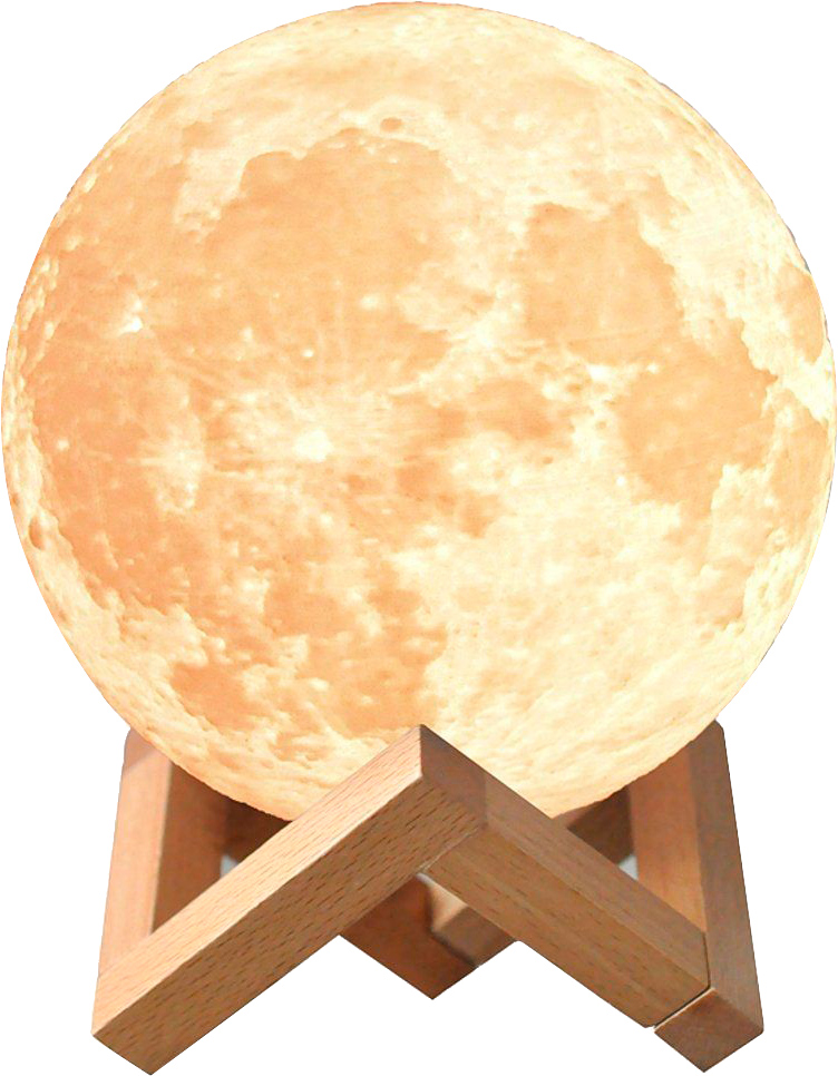 Акція на Настольный светильник UFT Magic 3D Moon Light Touch Control Луна 15 см (uftlampmoon3d) від Rozetka UA