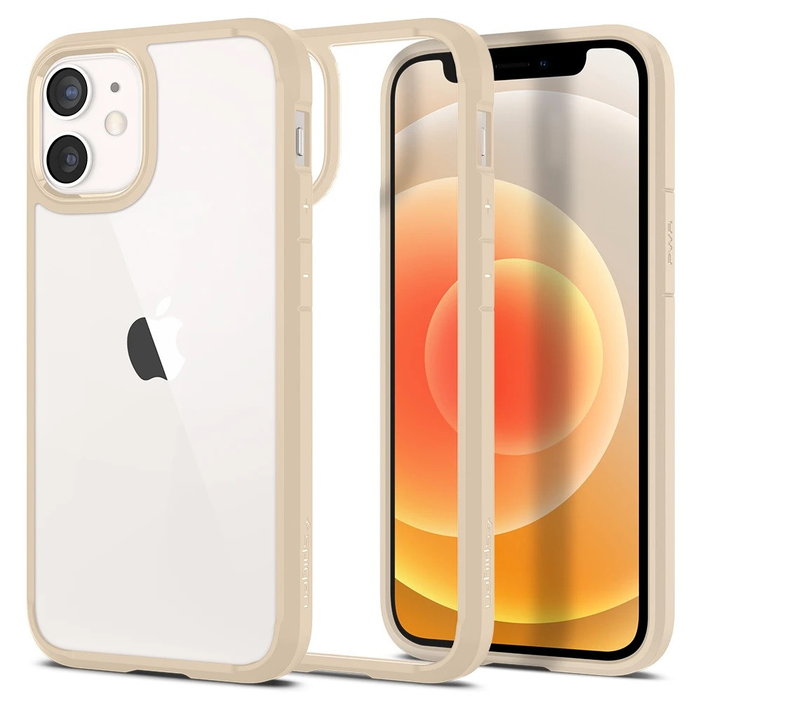 

Чехол Spigen Ultra Hybrid для iPhone 12 Mini Sand Beige