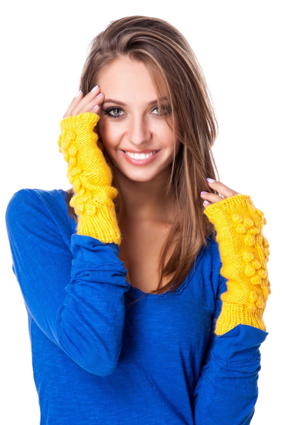 

Митенки Janerations one size Желтый