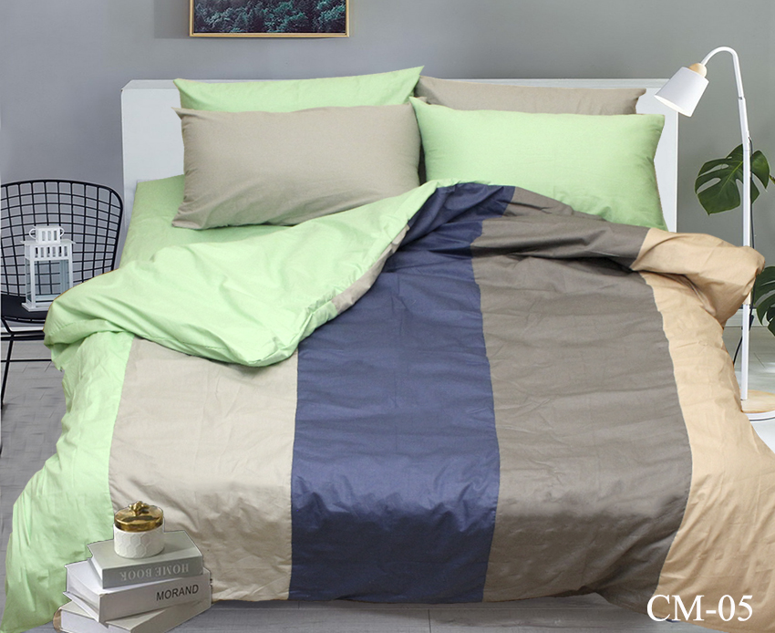 

Комплект постельного белья Color mix CM-05 TAG tekstil Евро