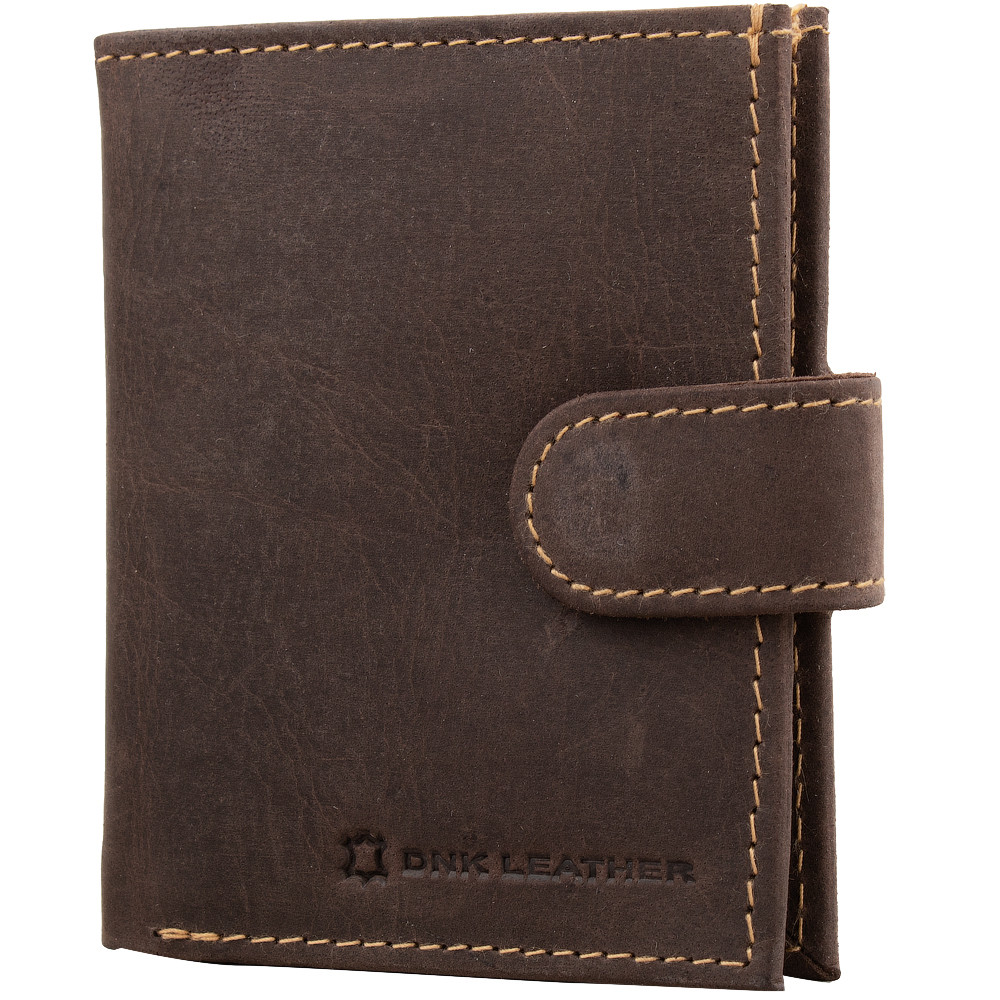 

Мужская кожаная визитница DNK Leather 8х9,5х1,5 см Коричневый