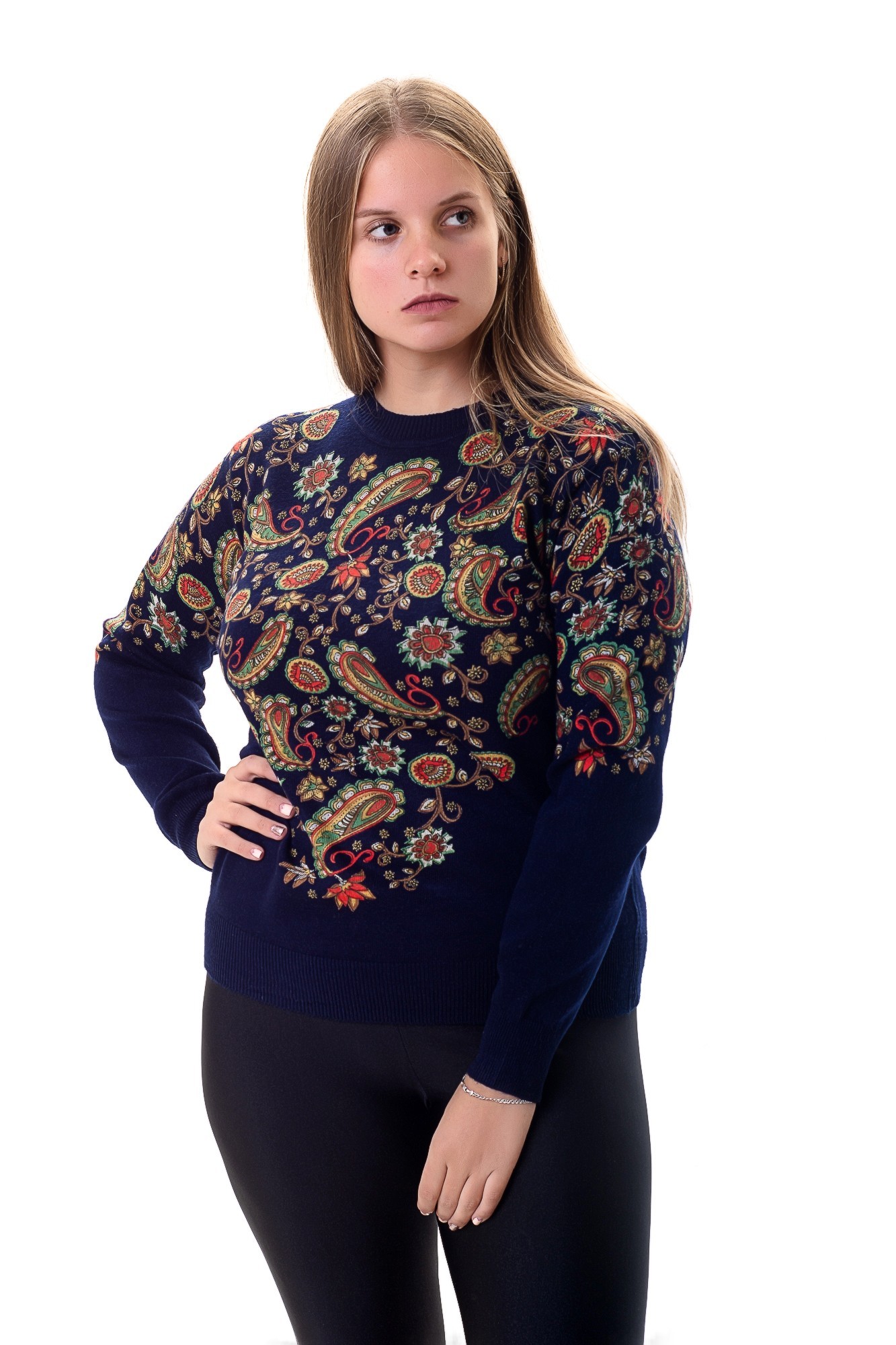 

Джемпер женский 3XL орнамент