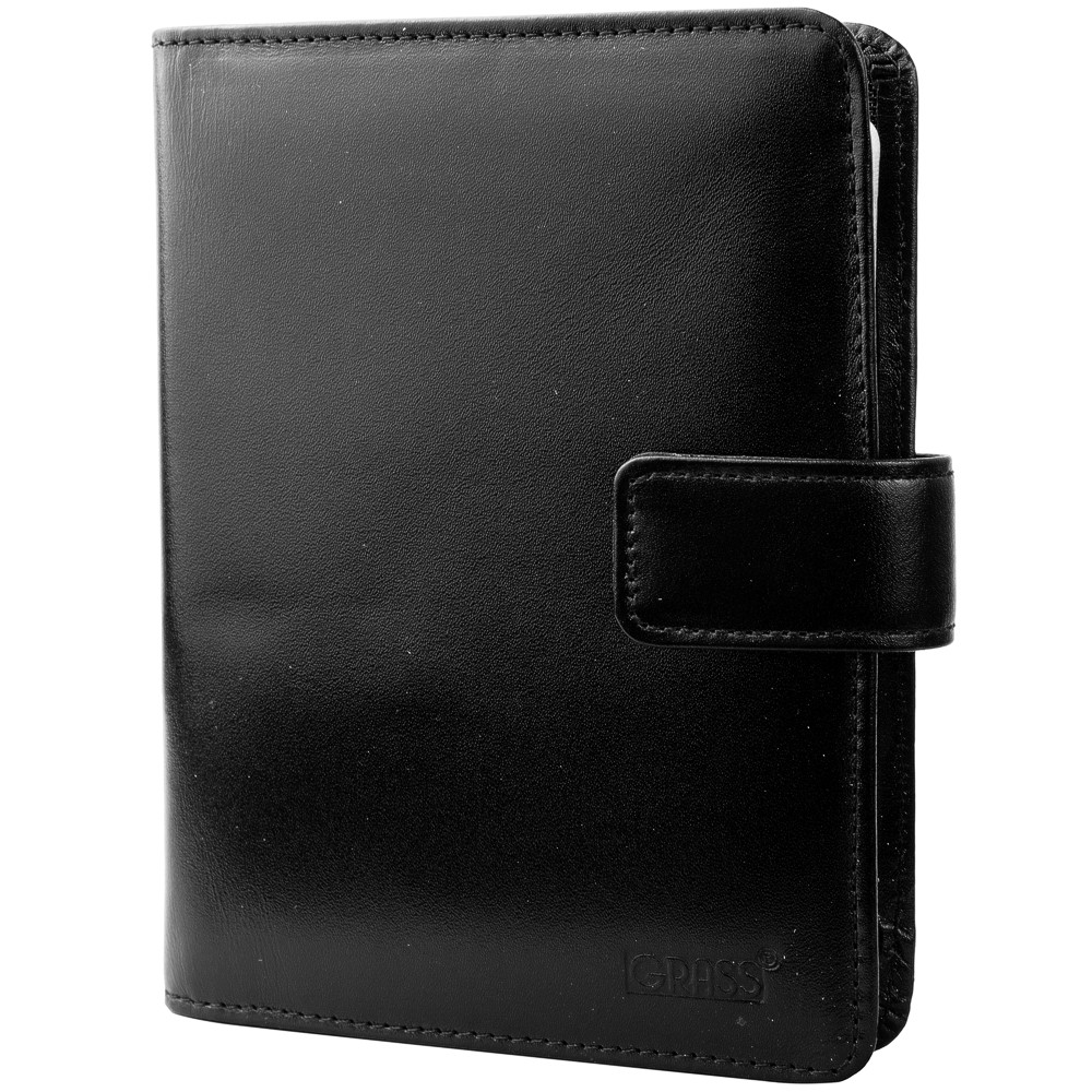 

Мужская кожаная визитница Grass 14,5х11х1,5 см Черный