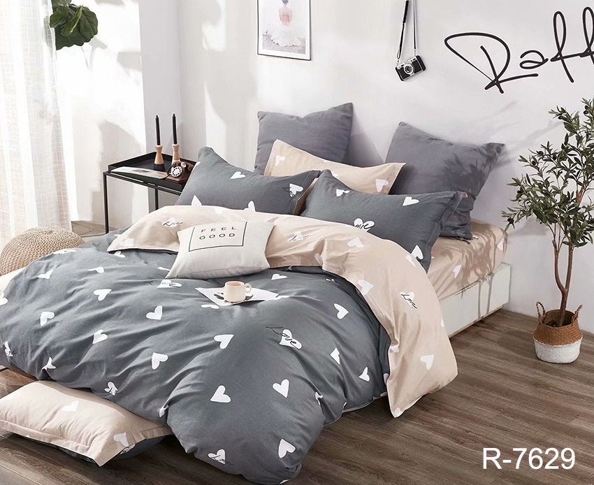 

Комплект постельного белья с компаньоном R7629 ТМ TAG 180x215 см