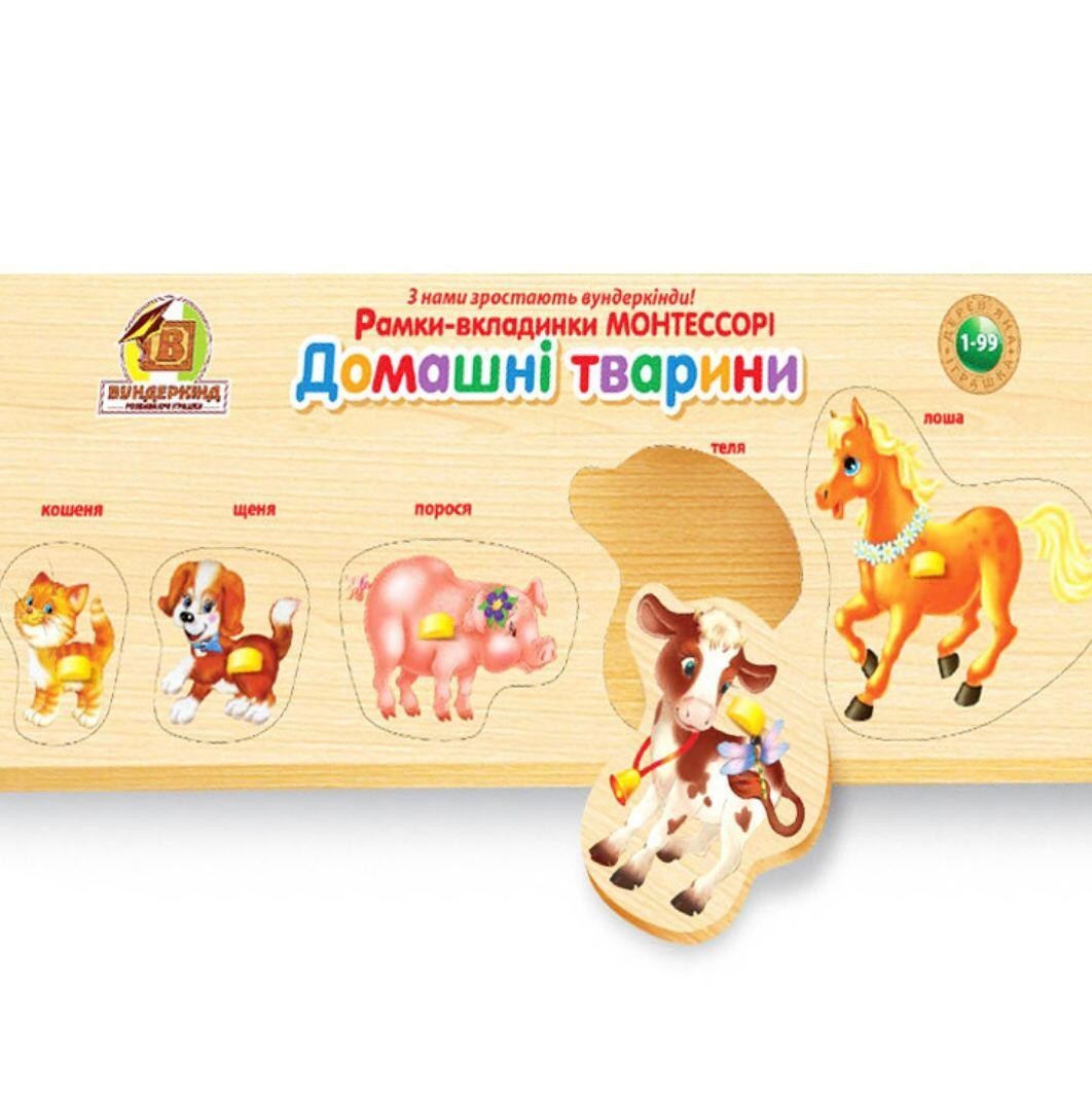 

Рамки-вкладыши домашние животные 11541
