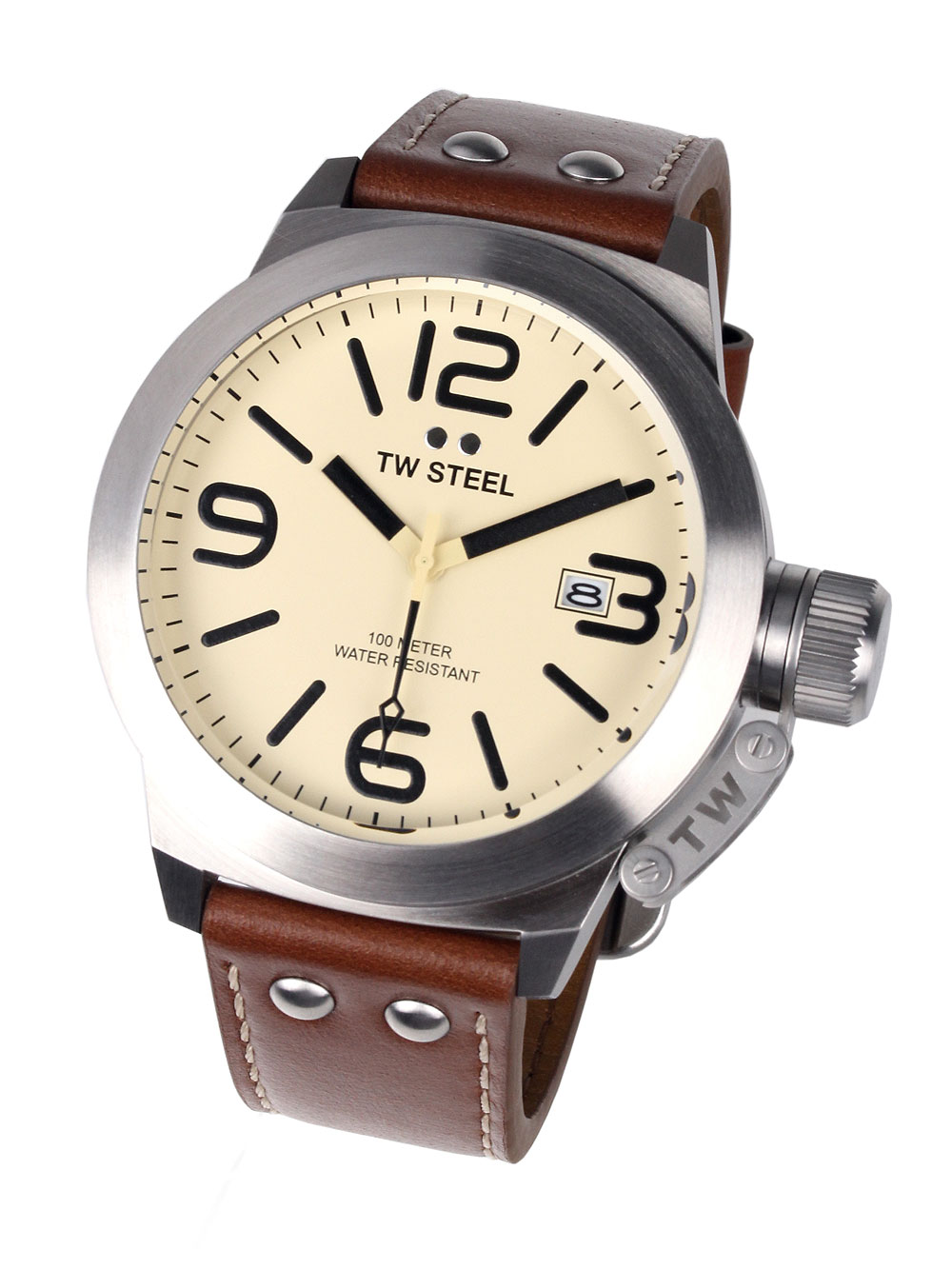 

Часы TW-Steel CS12 Canteen Leather 50mm 10ATM