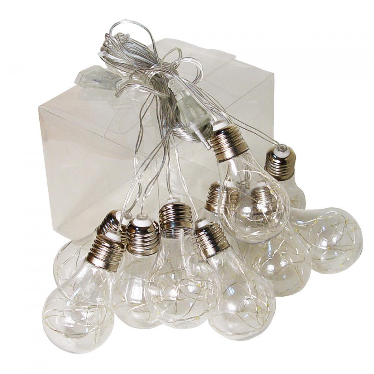 

Гирлянда Xmas Ball 7281 80WW-2 10 LED, 3 м, желтый свет