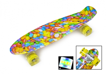 

Penny Board "Caramel" Светящиеся колеса (PR061)