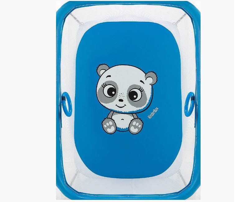 

Манеж Qvatro LUX-02 мелкая сетка синий (Panda)